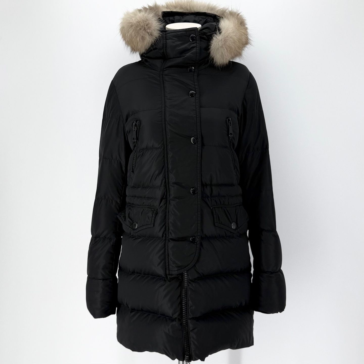 Moncler Fragonnette Fox Fur Women's Long Down Jacket 149300217 thumbnail 2