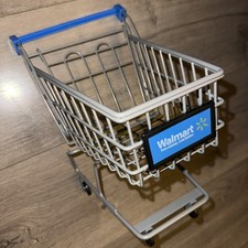 Walmart Replica Toy Shopping Cart 10  X 10  X 7   Excellent Condition