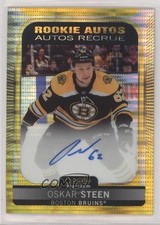 2021-22 O-Pee-Chee Platinum Rookie Seismic Gold 14/25 Oskar Steen #R-OS Auto 0c3
