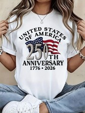 USA 250th Anniversary Shirt 1776 2026 Patriotic American Flag T-Shirt