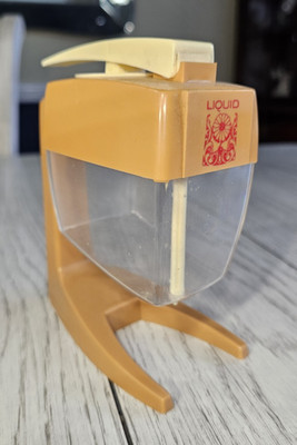 Vintage 70s Whirley Industries Liquid Syrup Sugar Dispenser Pump Retro Kitchen