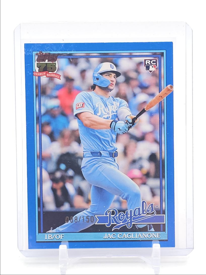 JAC CAGLIANONE 2026 TOPPS SERIES 1 1991 TOPPS BLUE ROOKIE RC /150 Q6930