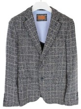 GIANNI FERAUD Blazer Men's UK 38 Single Breasted Wool Blend Half Lined Plaid