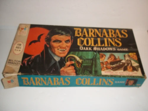 VTG Barnabas Collins Dark Shadows Board Game 1969 Halloween missing 2 pieces