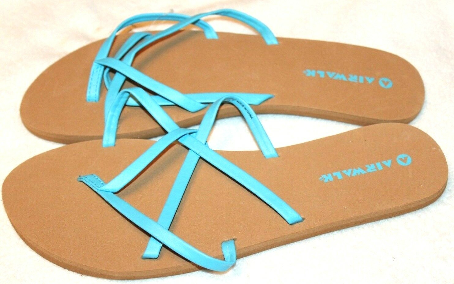 PANTOFOLA D’ORO Pantofole Airwalk Donna Oro Blu Giallo Cross Cross