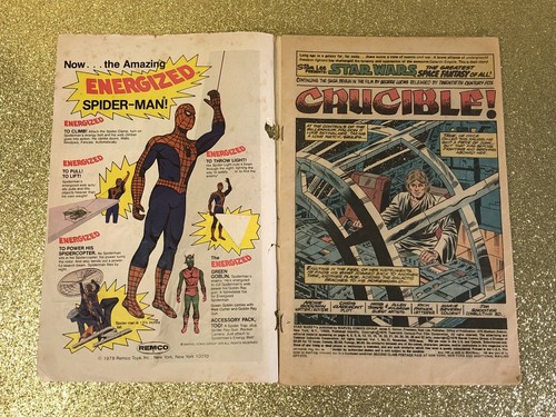 STAR WARS Bronze Age 1978 Marvel Comic Book #17 “Crucible!”~ Fair Condition - Picture 2 of 9