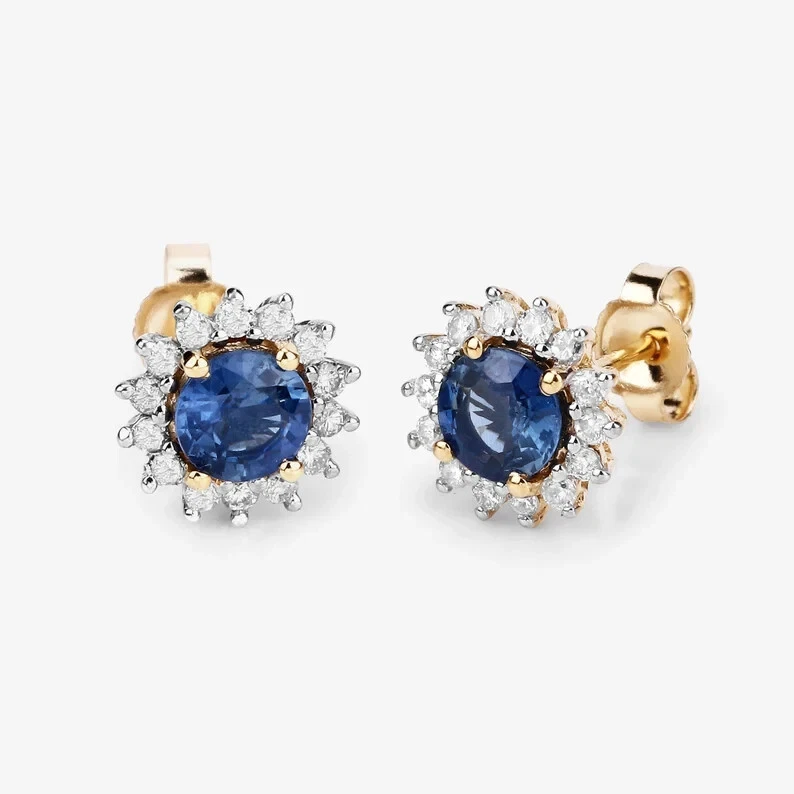 14k sapphire earrings deals