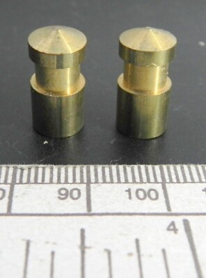 Billing Boats Kupplung Nr ° . BF0098 Entlüftung 8 x 17mm - Messing Gedreht -