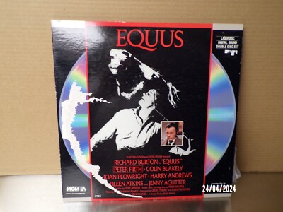 EQUUS - Richard Burton - LASERDISC - EXC DISCS