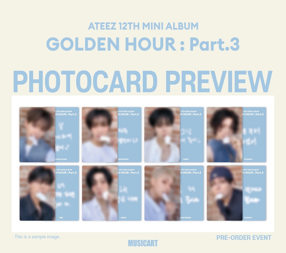 ateez golden hour ウヨン musicart music art Ateez 