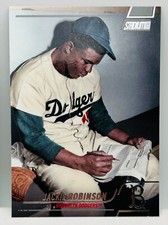 2022 Topps Stadium Club Base Card Jackie Robinson #26 Brooklyn Dodgers