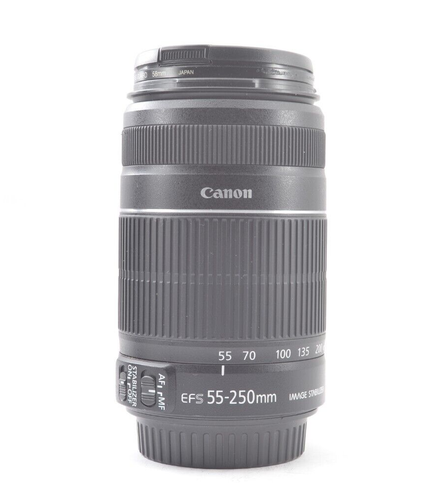 【Excelente Como Nuevo】 Lente Teleobjetivo Zoom Canon EF-S 55-250mm f/4-5.6 IS... - Imagen 10 de 10