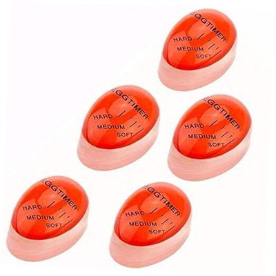 5 Pack Egg Timer Heat Sensitive Hard Medium Soft Boiled Color Changing 