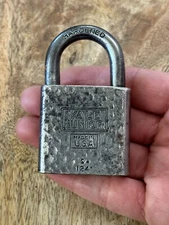 Vintage Old Yale Junior Padlock Lock No Key