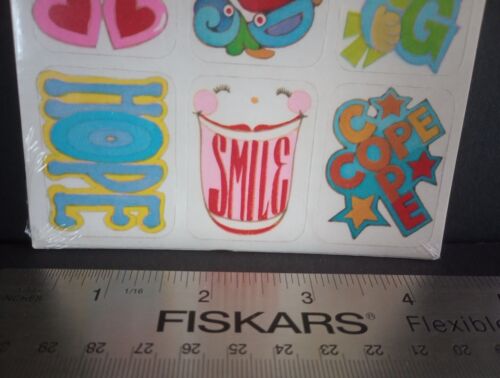 Vintage Stickers Hearts Sayings EUREKA Sticker Pack NOS VTG 80s - Picture 2 of 5