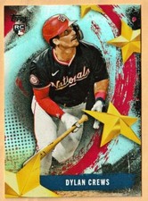 2025 Topps Series 1 Baseball Stars of MLB Dylan Crews RC SMLB-30 Nationals