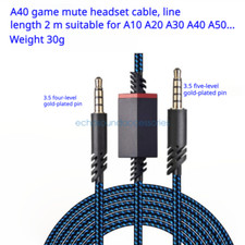 Audio Cable for Logitech Astro A40 A10 A30 A50 Headphone Upgrade Repair