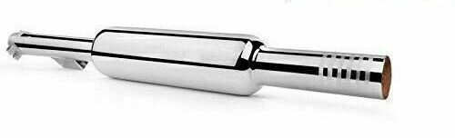 Fit For Royal Enfield Meteor 350cc Short Chrome Silencer Exhaust - Picture 3 of 8
