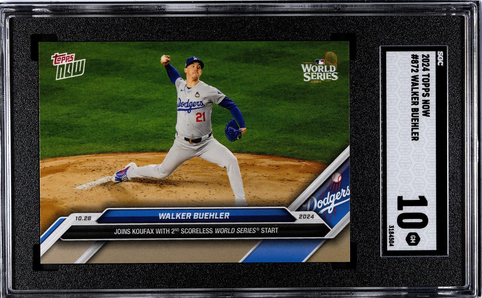 Walker buehler WBC topps fivestar ドジャース Walker Buehler FROM 2024 World Series Champions LA DODGERS