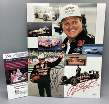 A. J. Foyt - Signed 10&rdquo; x 8&rdquo; Photograph - JSA Certified - NASCAR Autograph