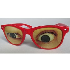 "Skeptic" Unique Novelty Fun Glasses with Eyes from WeyesEyes.com.
