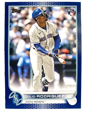 2022 Topps Update Royal Blue #US44 Julio Rodriguez RC | eBay