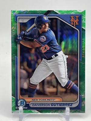 その他 Daiverson Gutierrez 2024 Bowman Chrome Daiverson Gutierrez Green Lunar New York Mets