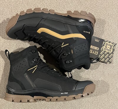 Vans Ultrarange Exo Hi Gore Tex MTE-3 Black Gold Boots Mens Size 11 VN0A5JHXZX1