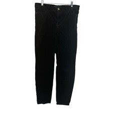 Tommy Hilfiger Women's Corduroy Pants Size 8 Black Greenwich Skinny