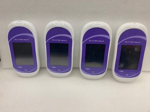 Lot (4) BROKEN Roche Cobas Accu-Chek Inform II Glucose Meter