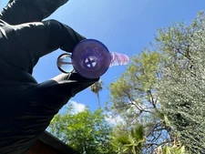 Phoenix Star 14mm Thick Glass Deep Amethyst Purple Bowl X- Filter Screen🔥🎆💨💥