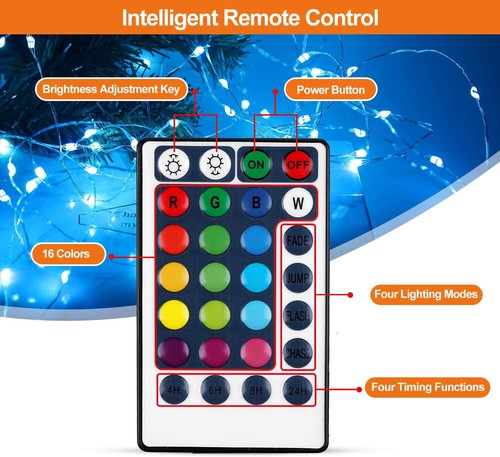 Anpro remote led string 16 color effect party lights wedding stage event window - Picture 4 of 14
