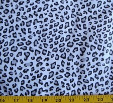 BTHY Animal Skin Leopard 63" Wide Cotton Fabric By The Half Yard
