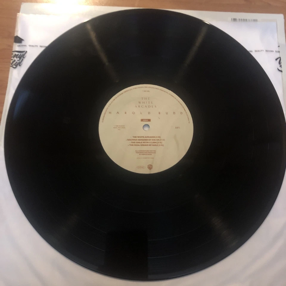 Harold Budd: The White Arcades PROMO LP Foto 4 de 4