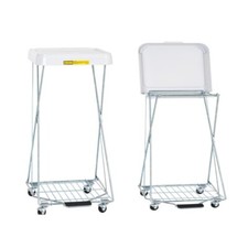 Box of Two R & B Wire 697 Wire Hamper Stand with Foot Pedal (New in Box)