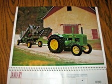 Vintage 1992 John Deere Two-Cylinder Tractors Calendar Dixon Equipment Illinois