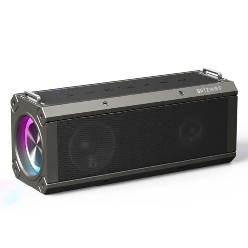 Altoparlanti Bluetooth Sistema di Altoparlanti Wireless Portatile con Luci Led Aux USB - Foto 19 di 19