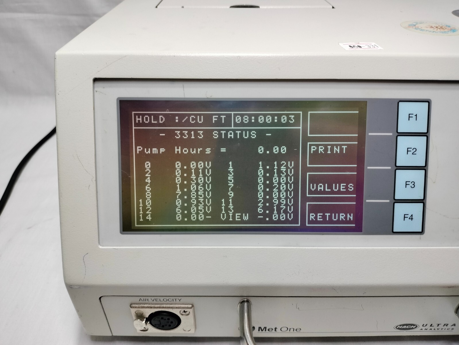 MET One Hach Ultra Analytics 3313 Particle Counter w/ Accessories