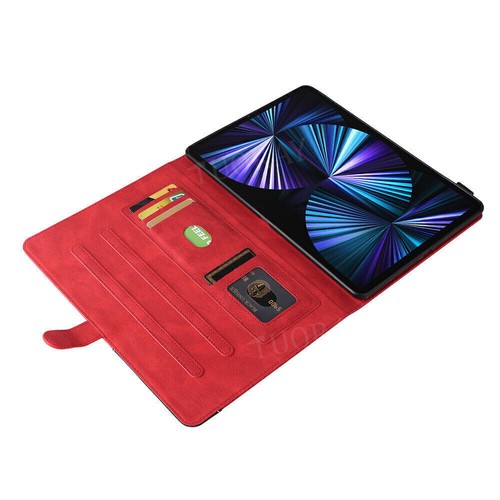 For iPad 6/7/8/9/10th Pro 11 Air 5 4 3 Mini Leather Flip Case Smart Stand Cover - Picture 51 of 74
