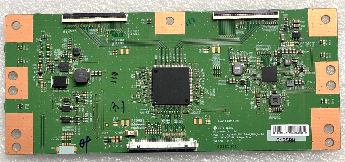 Sony KD-49X700E KD-49X705E KD-49X706E KD-49X720E T-Con Board