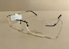 Naturally Rimless NR-374 Eyeglasses Navy 51-19-140