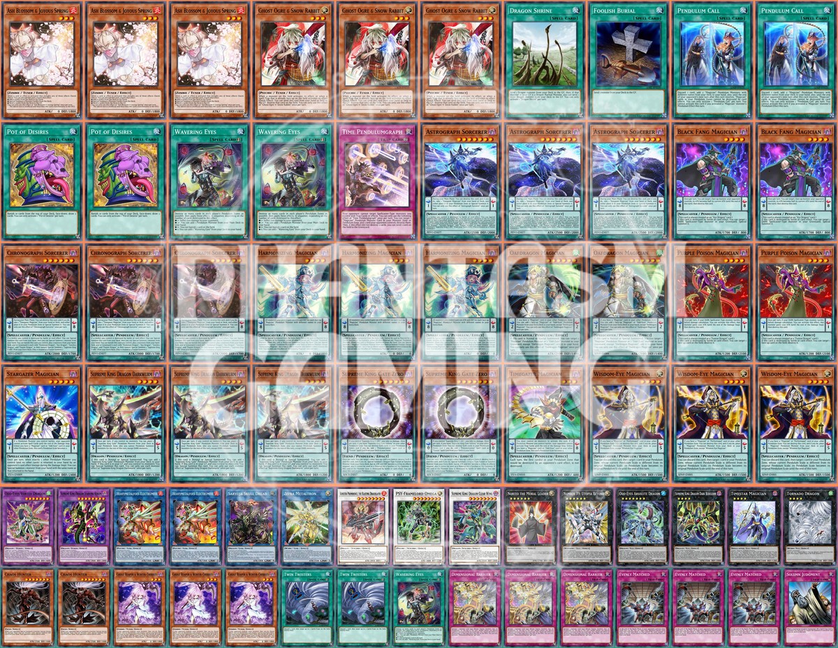 Pendulum Magician Deck Odd-Eyes Absolute Twin Twisters Yugioh Pendulum Magician Deck Odd-Eyes Absolute Twin Twisters Yugioh