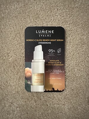 LUMENE Nordic C GLOW  RENEW NIGHT SERUM 8 mL / 0.27 fl oz