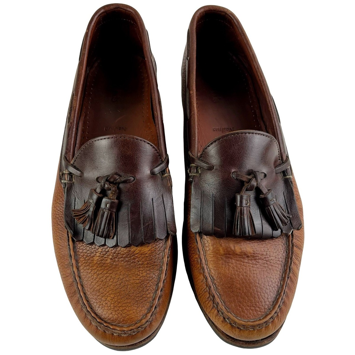 Allen Edmonds Nashua Loafers Mens Size 12D Brown Leather 