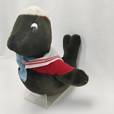 Vintage 1987 SeaWorld Plush Seymour Seal Brown Stuffed Animal Collectible Toy