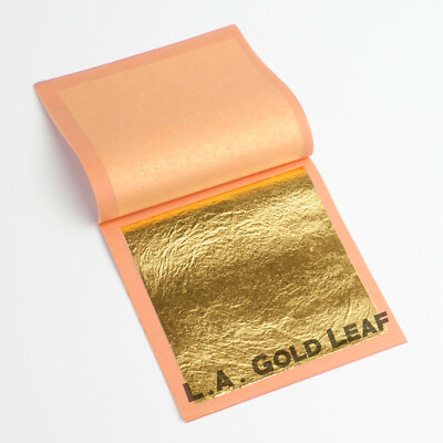 L.A. Gold Leaf: 23.75K Loose Gold Leaf Sheets (For Baking or Cosmetics)