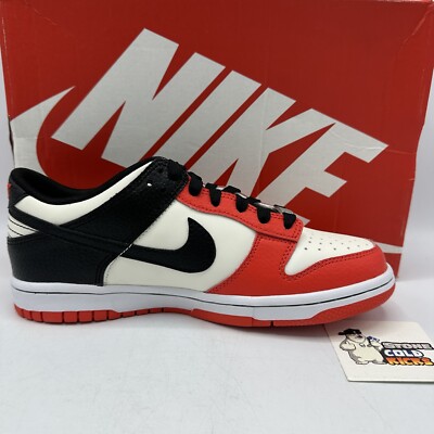 Nike Dunk Low EMB x NBA 75th Anniversary Chicago Bulls DO6288-100