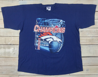 Vintage 90s NFL Denver BRONCOS 97-98 Back To Back AFC