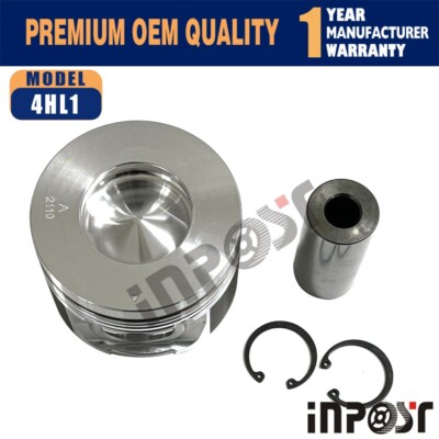 4HL1 Piston Kit With Pin STD Size 114mm For Isuzu 4HL1