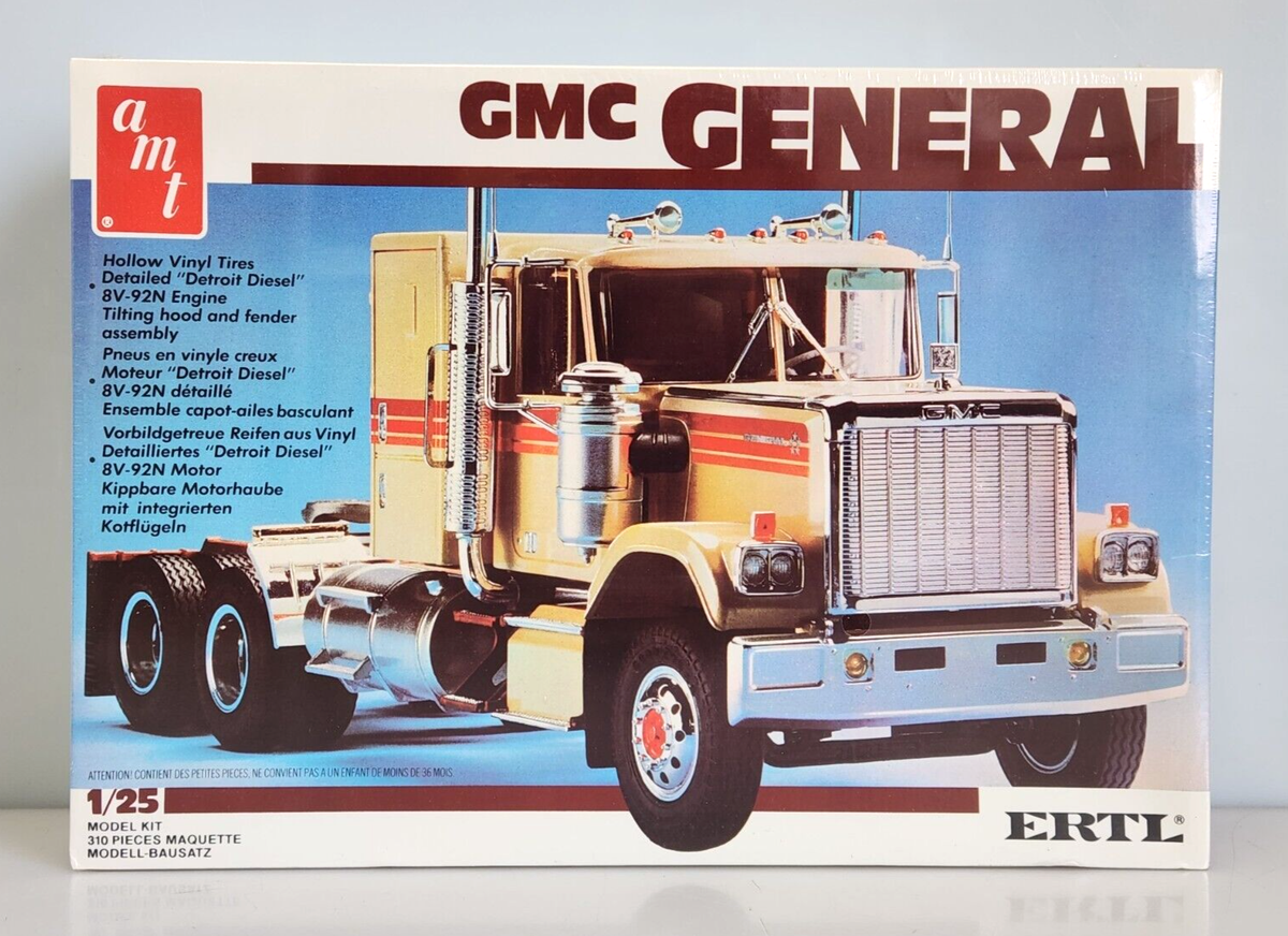 1983 AMT ERTL GMC General Semi 1/25 Scale Plastic Model Kit 6659